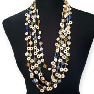 Ostrich Egg Shell Necklace