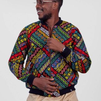 Kitenge Bomber Jacket