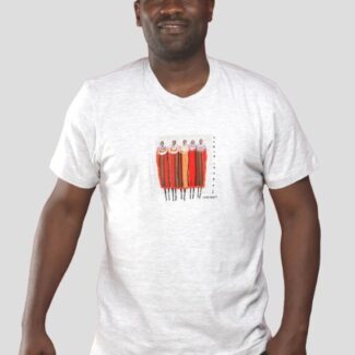 Masai Ladies With Shuka T-Shirt