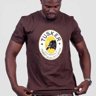 Tusker Print T-Shirt – 100% Cotton